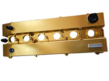 Load image into Gallery viewer, 9032-SPEEDWORKS TOYOTA 2JZ-GTE NON-VVTI SINGLE PIECE BILLET VALVE COVER GOLD
