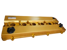 Load image into Gallery viewer, 9032-SPEEDWORKS TOYOTA 2JZ-GTE NON-VVTI SINGLE PIECE BILLET VALVE COVER GOLD
