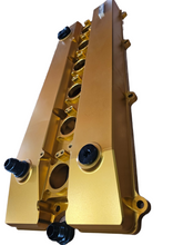 Load image into Gallery viewer, 9032-SPEEDWORKS TOYOTA 2JZ-GTE NON-VVTI SINGLE PIECE BILLET VALVE COVER GOLD
