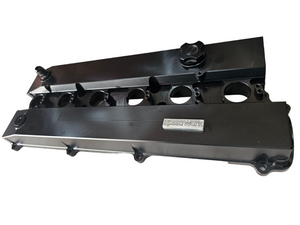9039-SPEEDWORKS TOYOTA 2JZ-GE VVTI SINGLE PIECE BILLET VALVE COVER BLACK