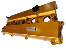 Load image into Gallery viewer, 9041-SPEEDWORKS TOYOTA 2JZ-GTE VVTI SINGLE PIECE BILLET VALVE COVER GOLD
