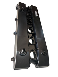 9039-SPEEDWORKS TOYOTA 2JZ-GE VVTI SINGLE PIECE BILLET VALVE COVER BLACK