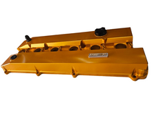 Load image into Gallery viewer, 9038-SPEEDWORKS TOYOTA 2JZ-GE VVTI SINGLE PIECE BILLET VALVE COVER Gold
