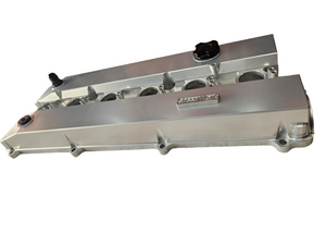 9040-SPEEDWORKS TOYOTA 2JZ-GTE VVTI SINGLE PIECE BILLET VALVE COVER SILVER