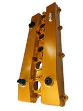 Load image into Gallery viewer, 9041-SPEEDWORKS TOYOTA 2JZ-GTE VVTI SINGLE PIECE BILLET VALVE COVER GOLD

