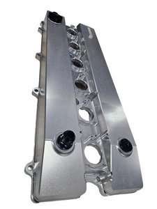 9033-SPEEDWORKS TOYOTA 2JZ-GTE NON-VVTI SINGLE PIECE BILLET VALVE COVER SILVER