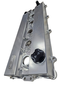 9033-SPEEDWORKS TOYOTA 2JZ-GTE NON-VVTI SINGLE PIECE BILLET VALVE COVER SILVER