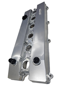 9037-SPEEDWORKS TOYOTA 2JZ-GE VVTI SINGLE PIECE BILLET VALVE COVER SILVER