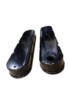 9012-BILLET LS VALVE CAM COVERS KIT BLACK