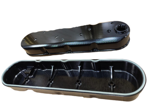 9012-BILLET LS VALVE CAM COVERS KIT BLACK