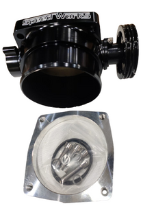 9021-SPEEDWORKS DOUBLE KNOB THROTTLE BODY 102MM BLACK