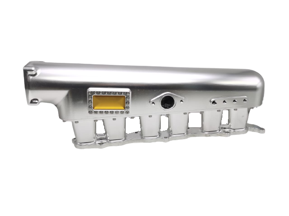 9025-BILLET ALUMINUM INTAKE MANIFOLD FOR 2JZGTE DUAL FUEL RAIL